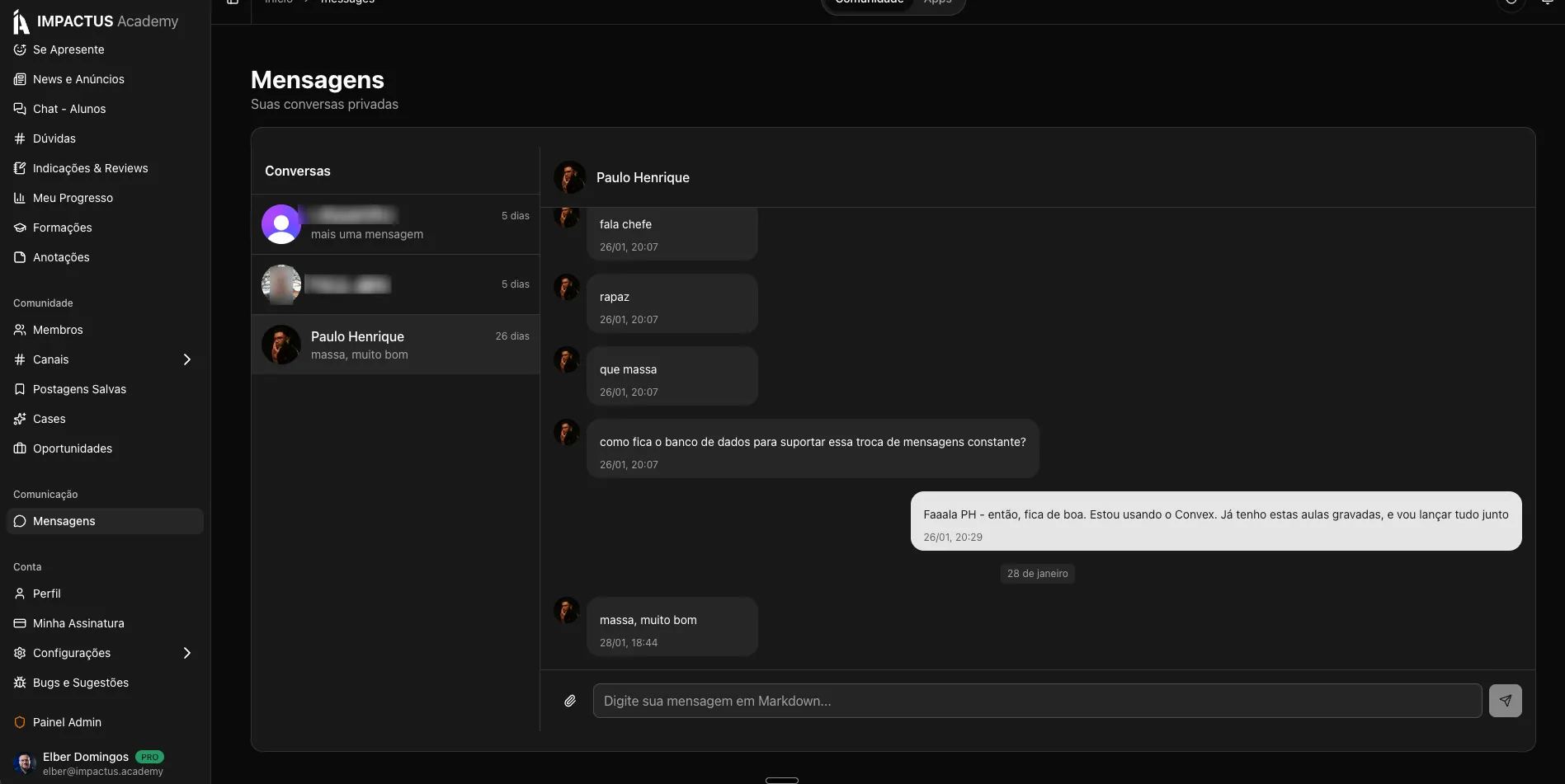 Projeto real 7 construído na Impactus Academy